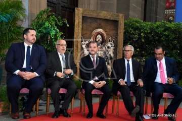  Telde con el empresario Grisaleña en la lectura del pregón de Santiago 2018 (Foto Antonio Alí)